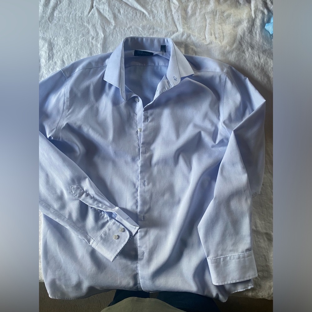 Men’s modern fit Dress Shirt, cotton Size 17L